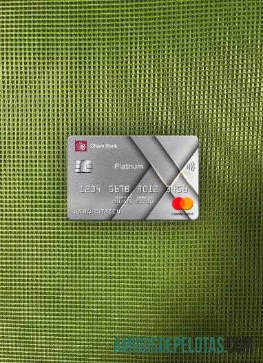 Síria Cham Bank Mastercard Platinum Photolook Frente amostra